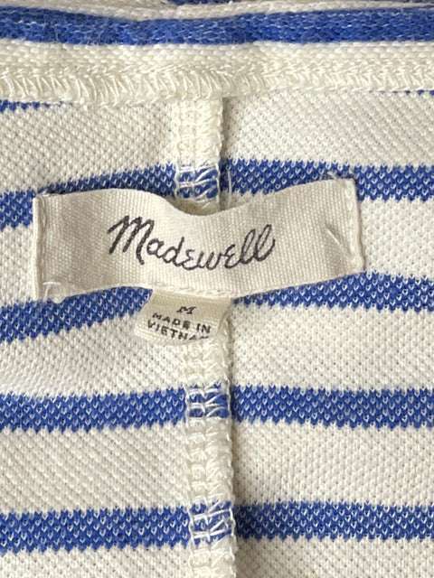 Vestido Madewell Midi Rayas Azul-Talla M