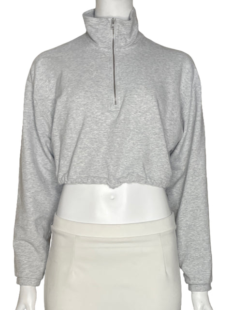 Abrigo Babaton Zipper Gris - Talla 2XS