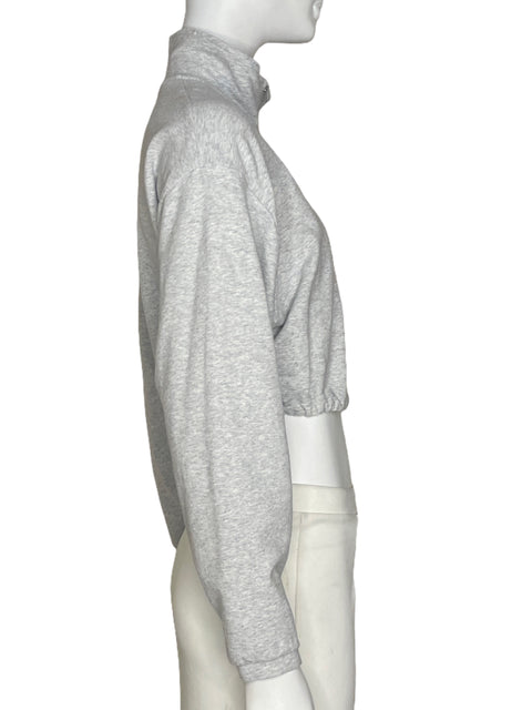 Abrigo Babaton Zipper Gris - Talla 2XS