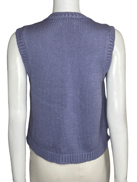 Knit Vest Zereno Morado-Talla M