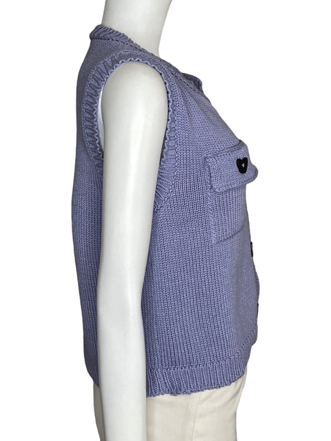 Knit Vest Zereno Morado-Talla M