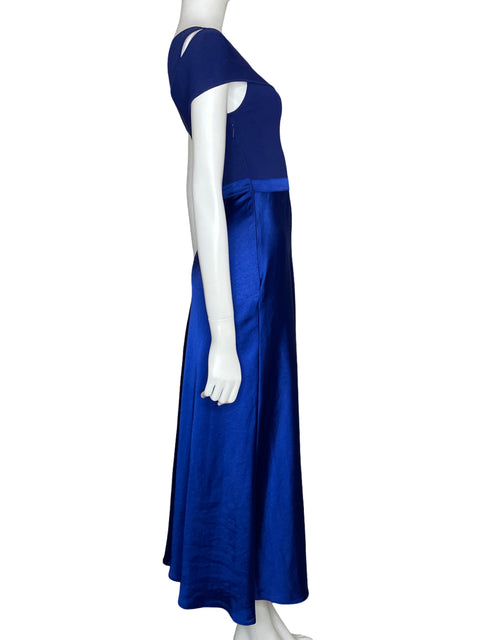 Vestido Ted Baker Ivena Satinado Azul-Talla 0