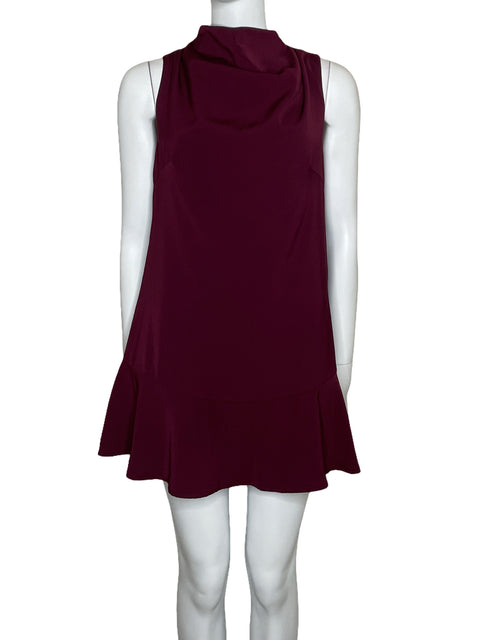 Vestido Keepsake Mini Cuello Alto Rojo-Talla S