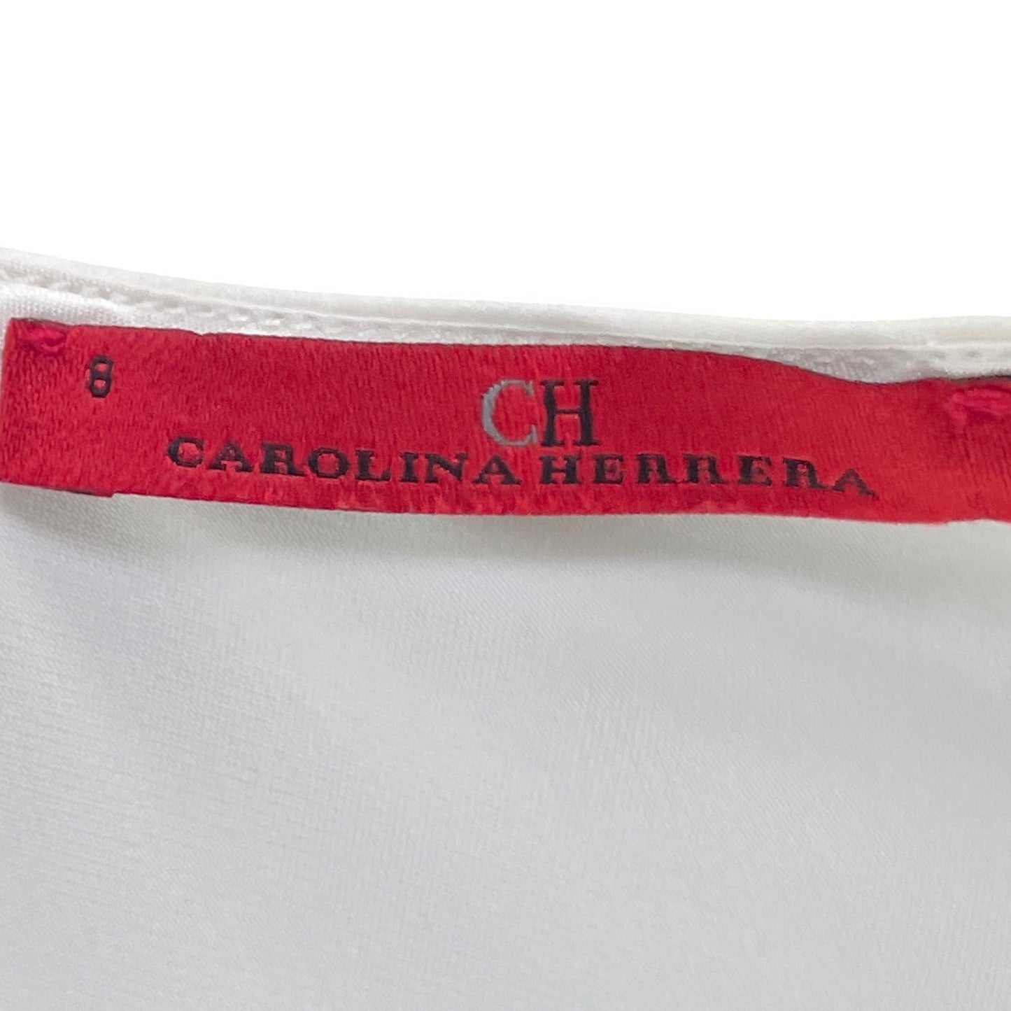 Blusa Carolina Herrera Asimètrica Rosado-Talla 8