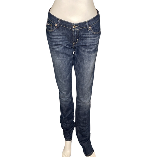 Pantalón Hollister Stretch Denim Azul-Talla 7