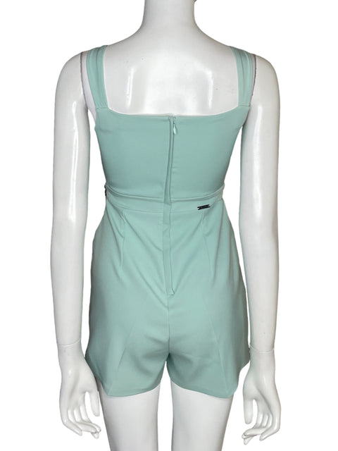 Romper Lança Perfume Pedrería Azul-Talla XS