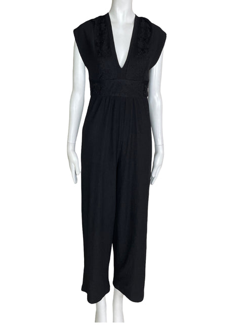 Mono Zara Tejido Negro- Talla M