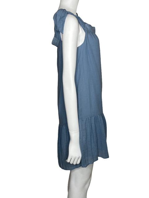 Vestido BCBG Fluido Mini Azul-Talla XS