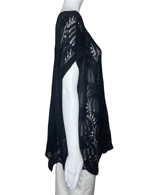 Blusa Tessori Tejido Negro-Talla M