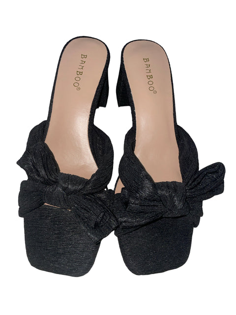 Calzado Bambo Laso Frontal Negro- Talla 7