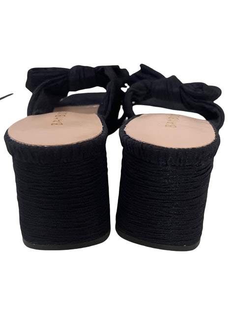 Calzado Bambo Laso Frontal Negro- Talla 7