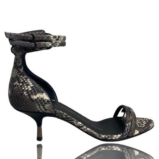 Calzado Giuseppe Zanotti Desing Sandalia Tobillera
Boa Print Marrón-Talla 35