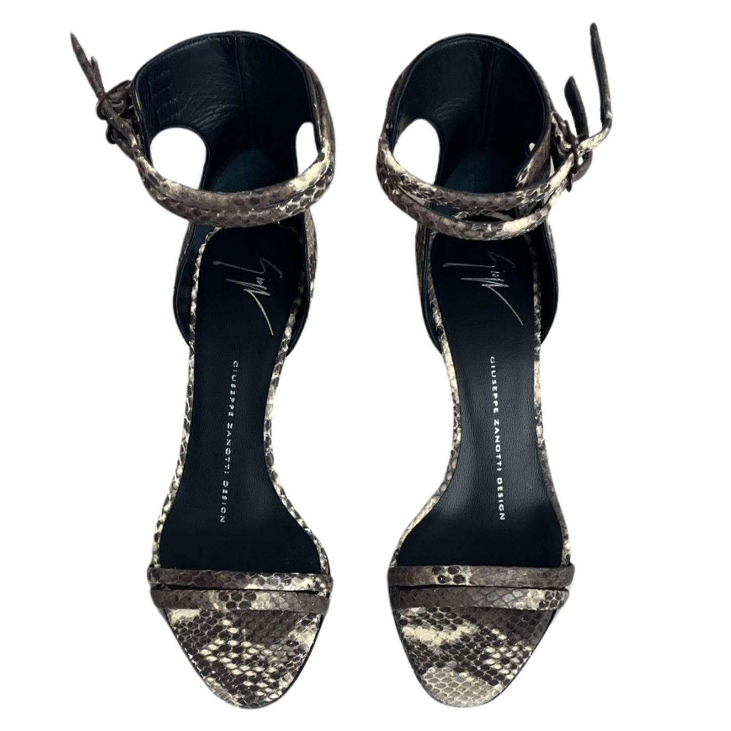 Calzado Giuseppe Zanotti Desing Sandalia Tobillera
Boa Print Marrón-Talla 35