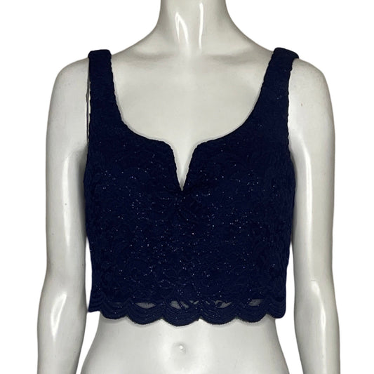 Top City Studio Encaje Azul-Talla 5