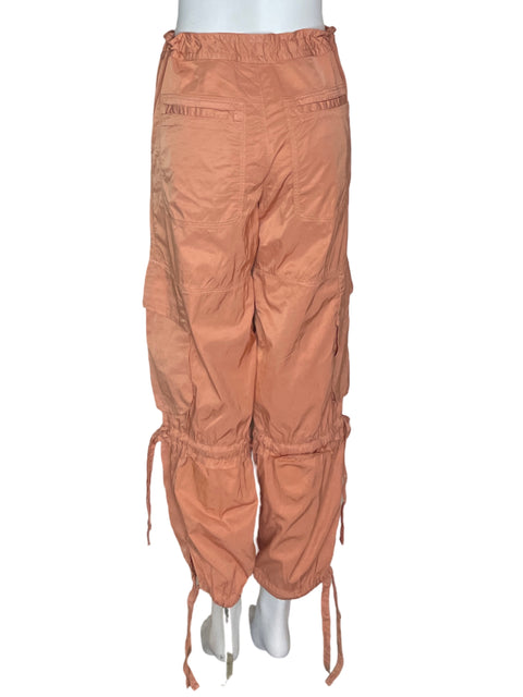 Pantalon Isabel Marant Cargo Rosado- Talla 38