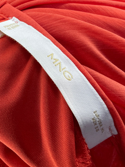 Vestido MNG Fluido Naranja-Talla XL