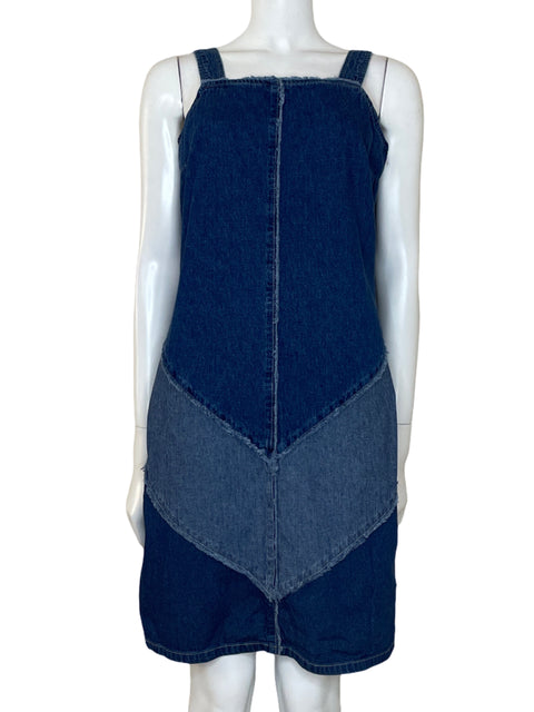 Vestido Expressions Denim Mini Azul-Talla 8