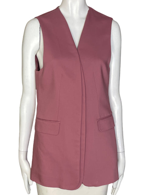 Blaser Zara Sin Mangas Rosado- Talla L