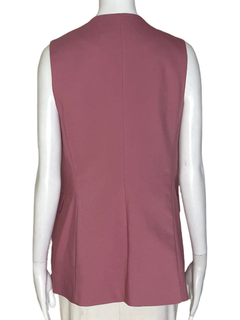 Blaser Zara Sin Mangas Rosado- Talla L