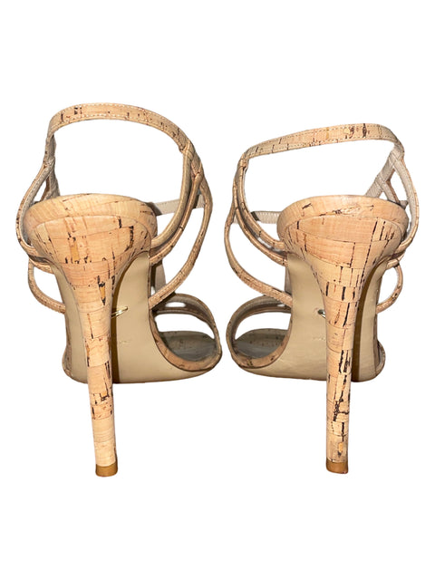 Sandalia Diane Von Furstenberg Tacón alto Beige - Talla 10