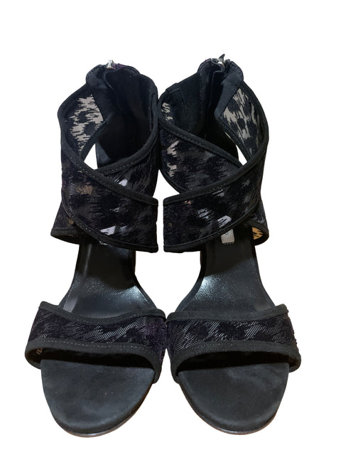 Sandalia Diane Von Furstenberg Negro - Talla 9.5