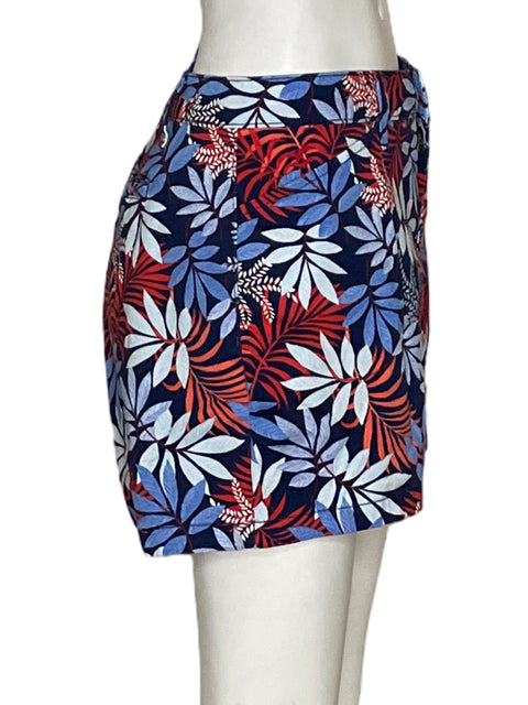 Short St Jhons Bay Floral Azul-Talla 14