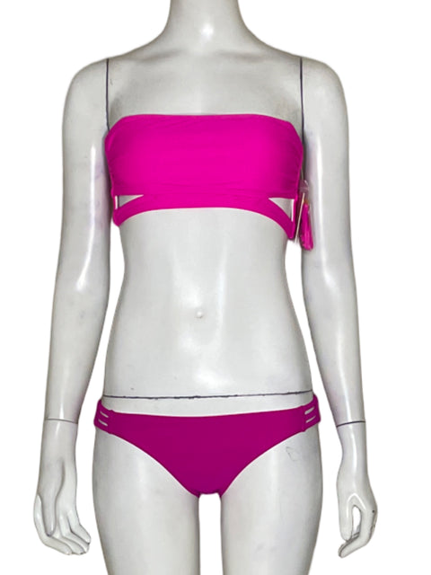 Bañador CYN &Luca Dos Piezas Fucsia-Talla M