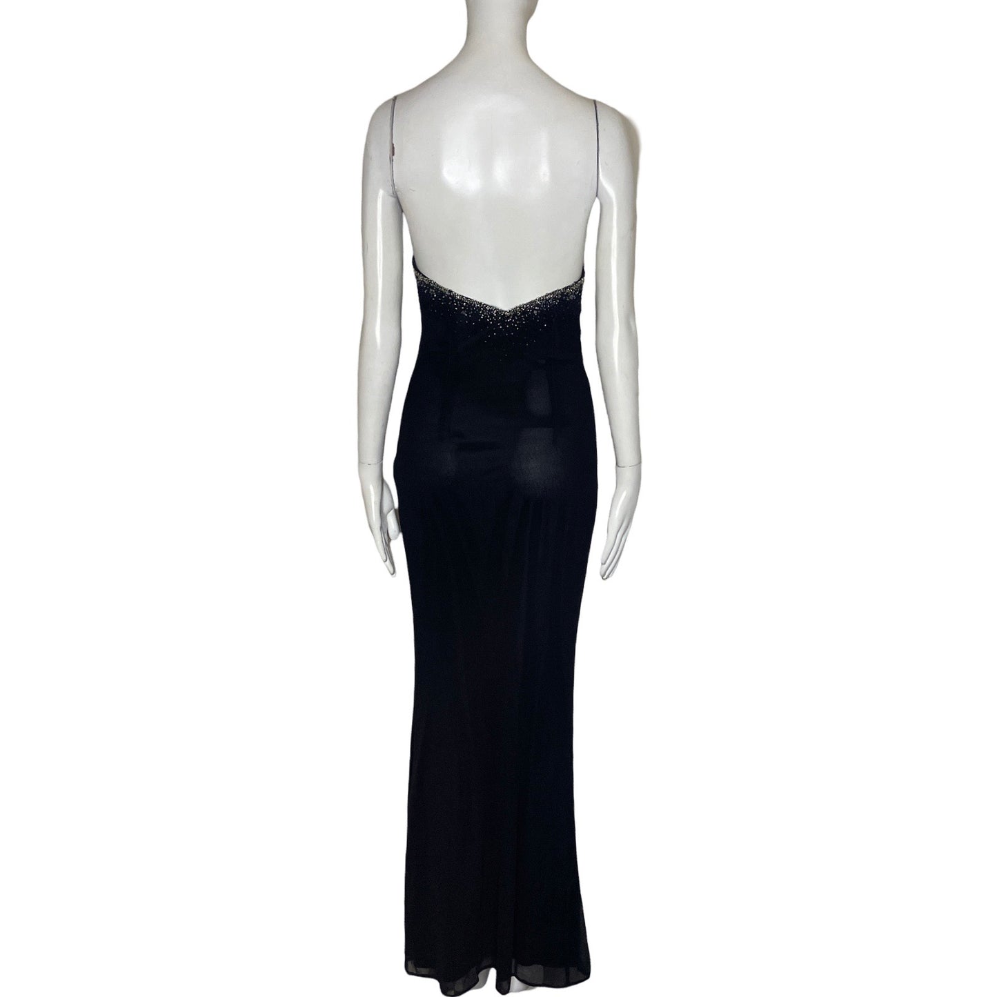 Vestido May Queen Couture Strapple Pedreria
Negro-Talla 6