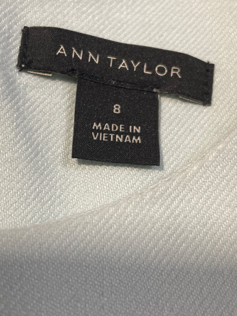 Vestido Ann Taylor Sin Mangas Azul- Talla 8