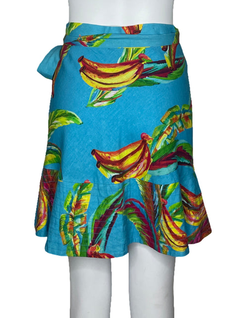 Falda Farm Rio Mini Cruzada Azul-Talla S