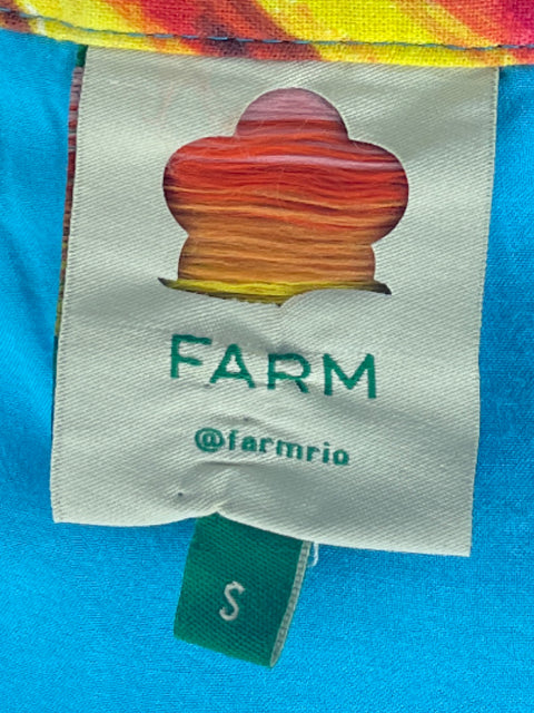 Falda Farm Rio Mini Cruzada Azul-Talla S