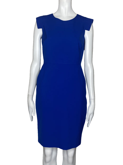 Vestido J.Crew Sin MAngas Bolsillo Azul-Talla 00P