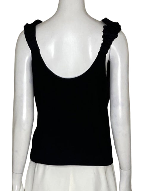 Top Muse Camiseta Abullonada Negro-Talla M