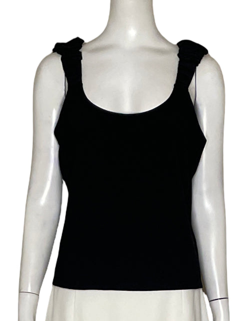Top Muse Camiseta Abullonada Negro-Talla M