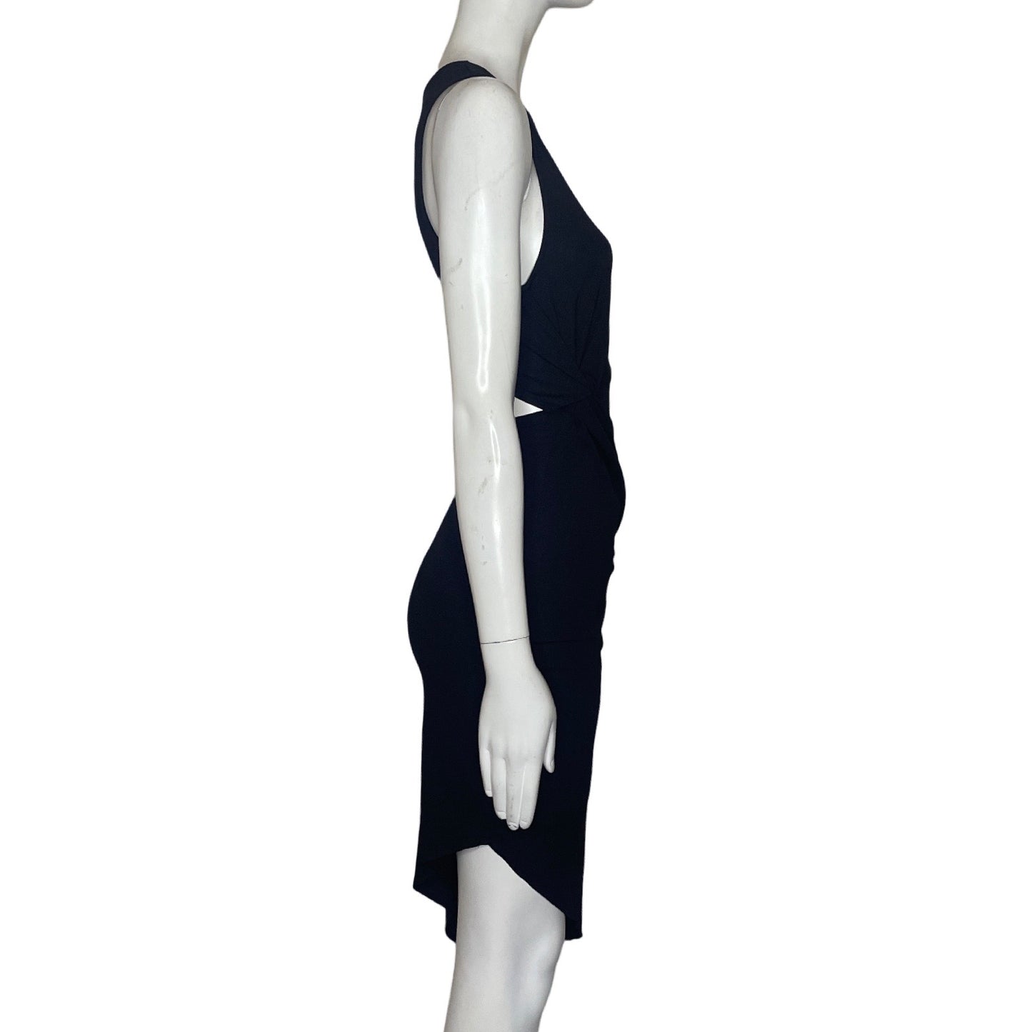 Vestido Bershka Sin Mangas Negro-Talla S