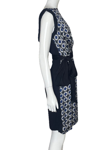 Vestido Max&Co Estampado Azul-Talla S