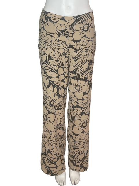 Pantalón Nine West Estampado Negro- Talla M