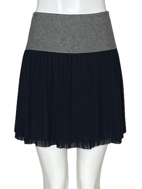 Falda Ted Baker Plisada Negro-talla 3