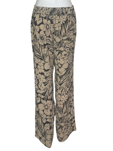 Pantalón Nine West Estampado Negro- Talla M
