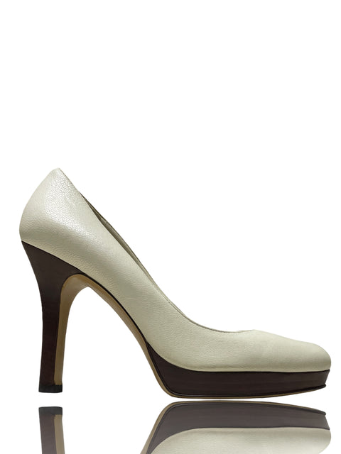 Calzado Gucci 171372 Plataforma Beiige-Talla 6