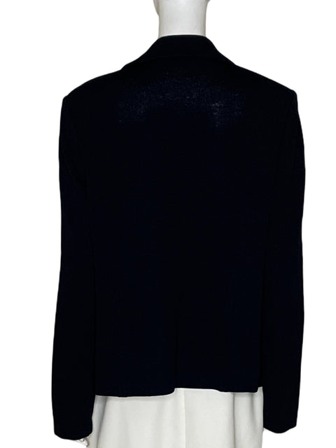 Abrigo St. John  Collection Boton Perla Azul-Talla 14