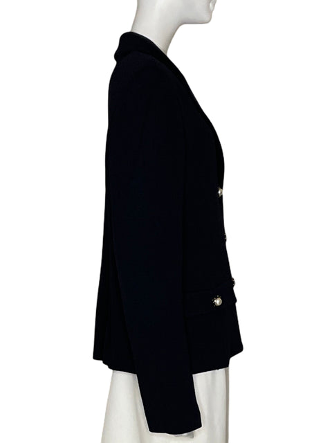 Abrigo St. John  Collection Boton Perla Azul-Talla 14