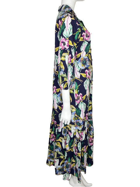 Vestido Punky Girl Floral Camisero Azul-Talla M