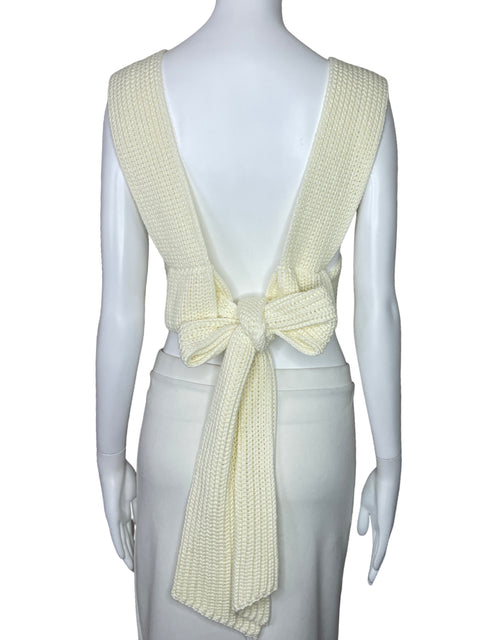 Top Simonett Nanu Knitted Blanco-Talla S