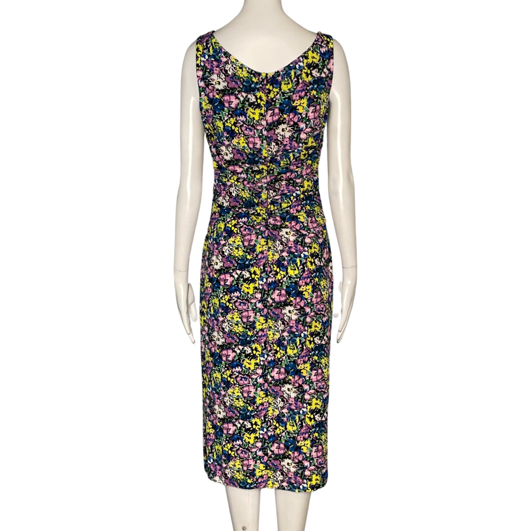 Vestido Zara Estamapdo Flores Fruncido Cremallera
AmarilloLila-Talla S