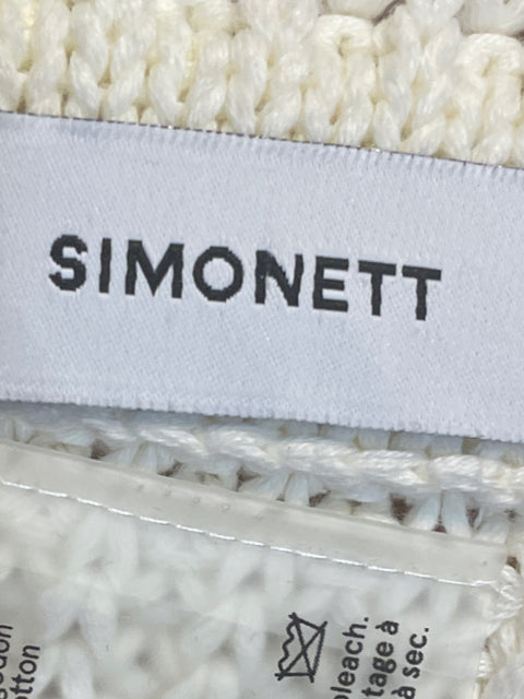 Top Simonett Nanu Knitted Blanco-Talla S