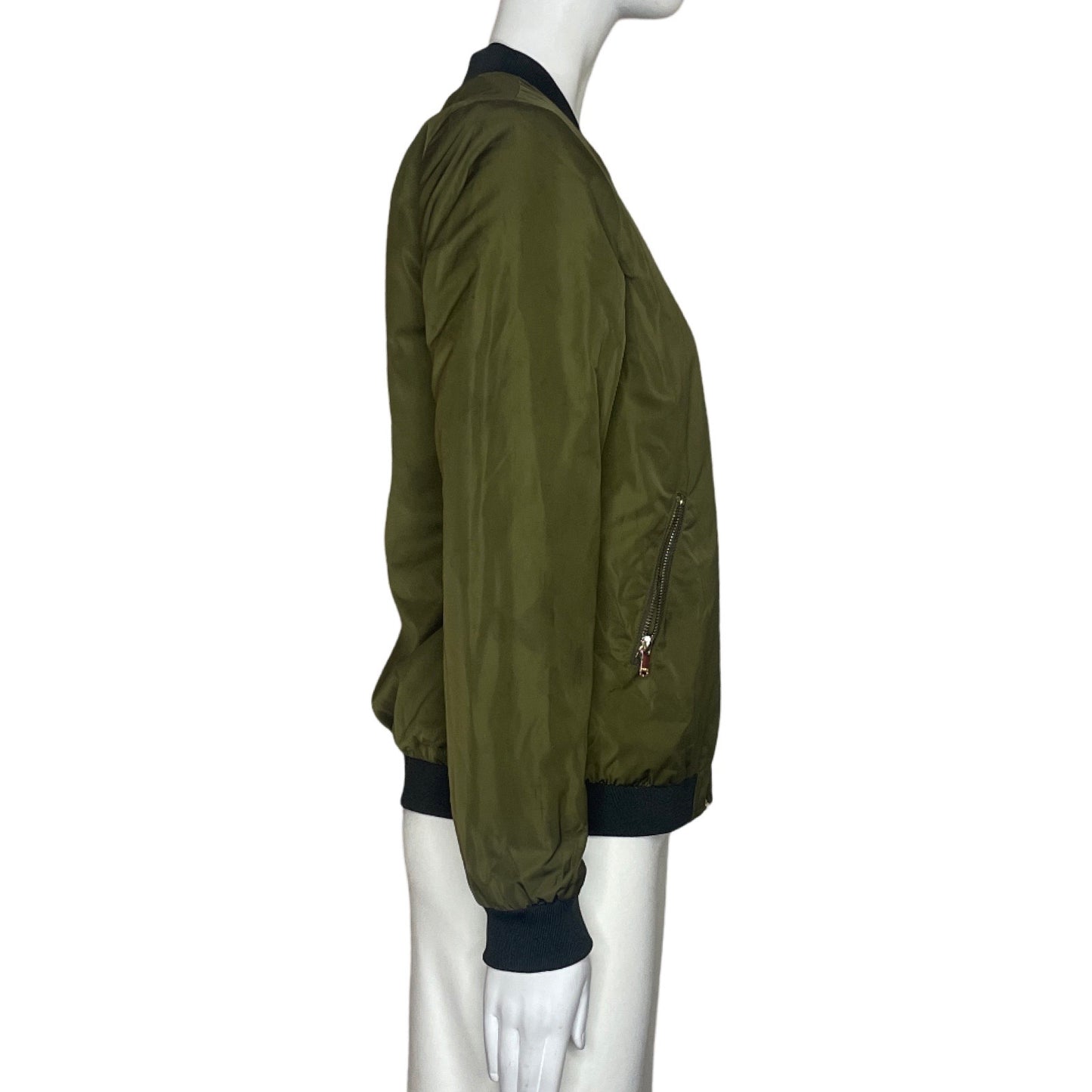 Chaqueta Only Since 1995 Zipper Verde-Talla S