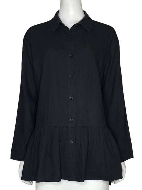 Camisa Tesoro TPS Mangas Larga Negro - Talla XXL