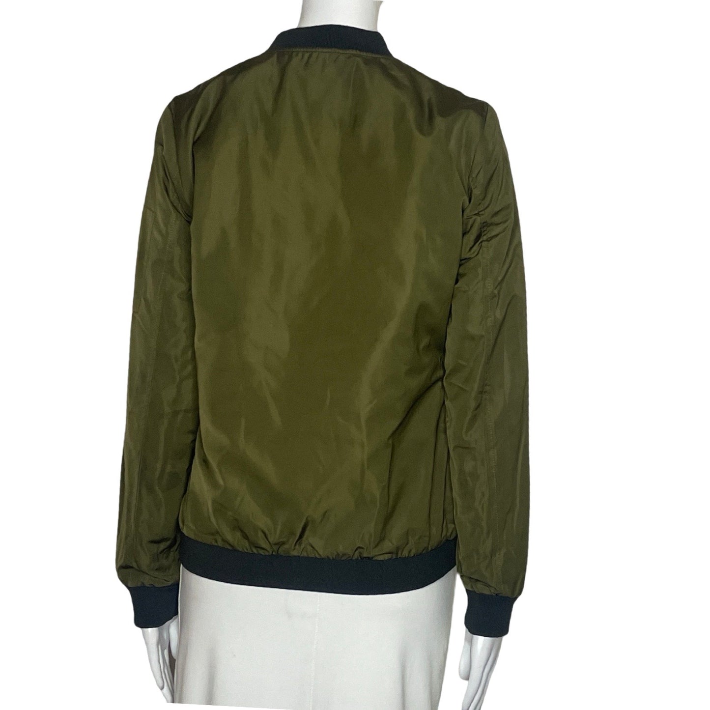 Chaqueta Only Since 1995 Zipper Verde-Talla S