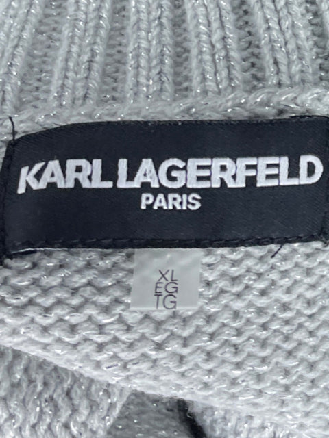 Abrigo Karl Lagerfeld Torre Eiffel Gris - Talla XL
